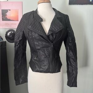 Women’s vegan leather jacket